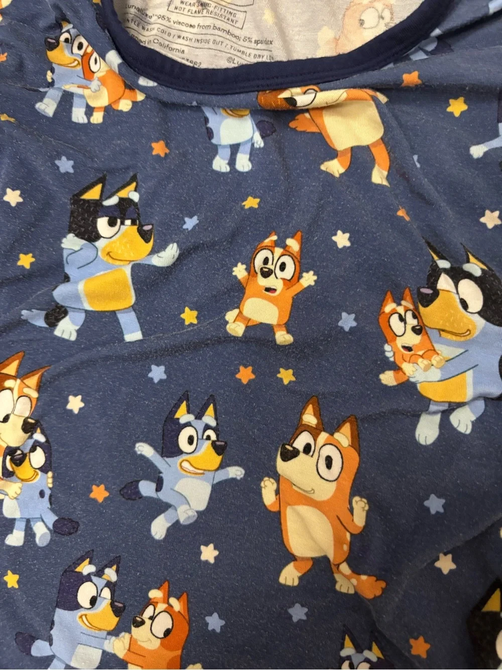 Little Sleepies Bluey Pajamas